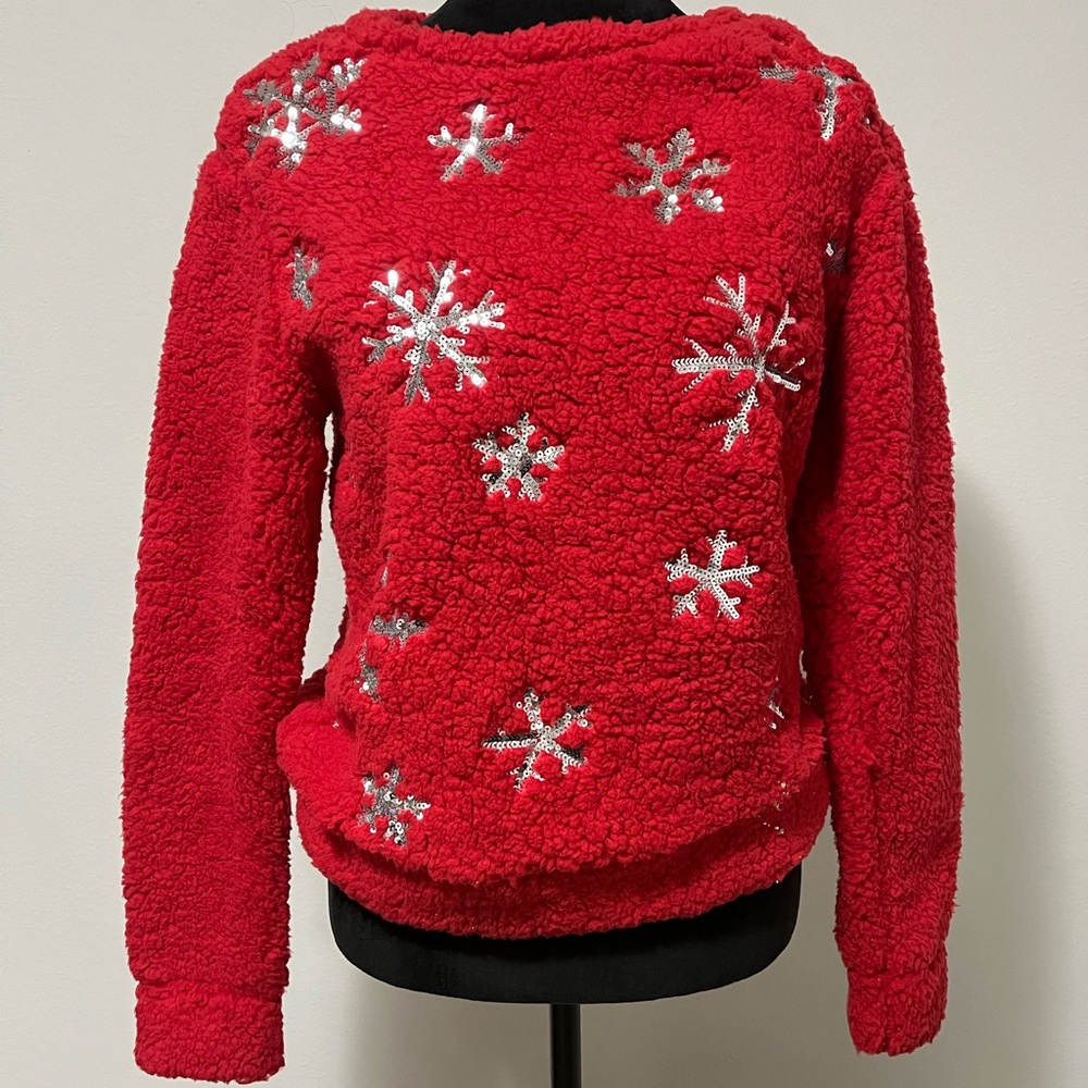 Chance Or Fate Sequin Christmas Sweater